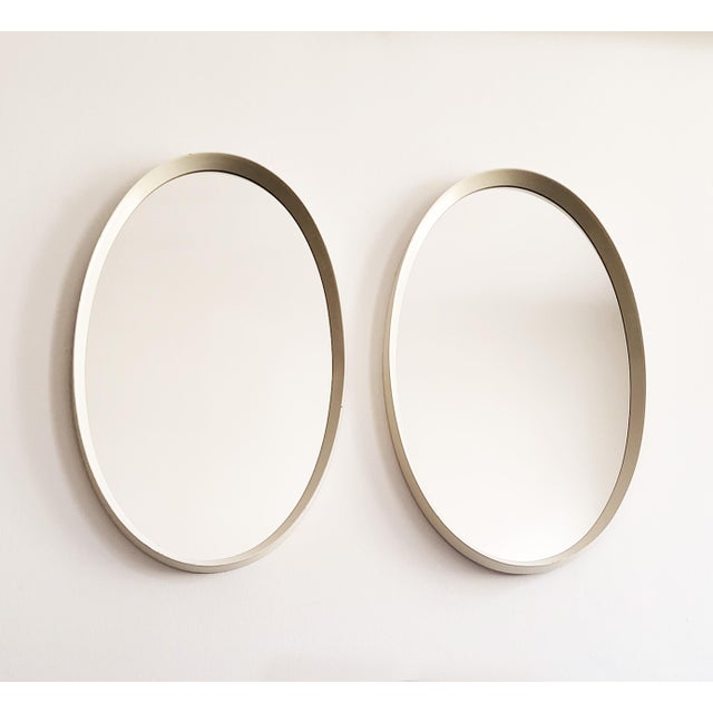 Vintage Oval Mirror, 1970s For Sale - Image 7 of 11