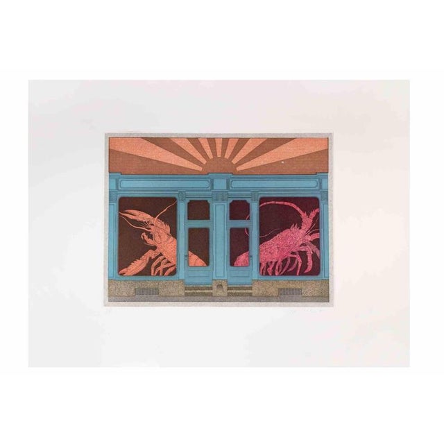 Etching and aquatint realized by Fifo Stricker in 1985. Edition of 60 (50 in arab numbers and X in roman numbers). Hand...