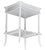 Vintage White Bedside Accent Table For Sale - Image 9 of 9