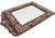Vintage Handmade Floral-Patterned Mother-of-Pearl Inlaid Mirror For Sale In New York - Image 6 of 8