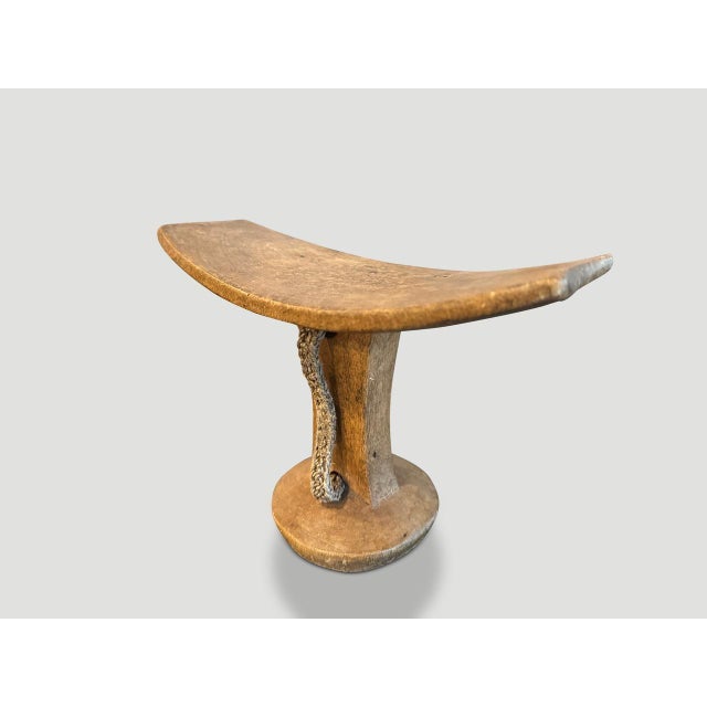 Contemporary Antique African Headrest For Sale - Image 3 of 5