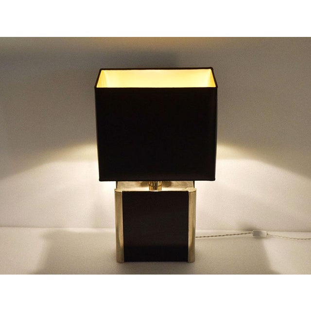 Vintage Acrylic Glass and Metal Table Lamp from Romeo Rega, 1970s For Sale - Image 10 of 10