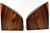 Wood 1960s Don Shoemaker Hand-Carved Cocobolo Wood Bookends a Pair For Sale - Image 7 of 14