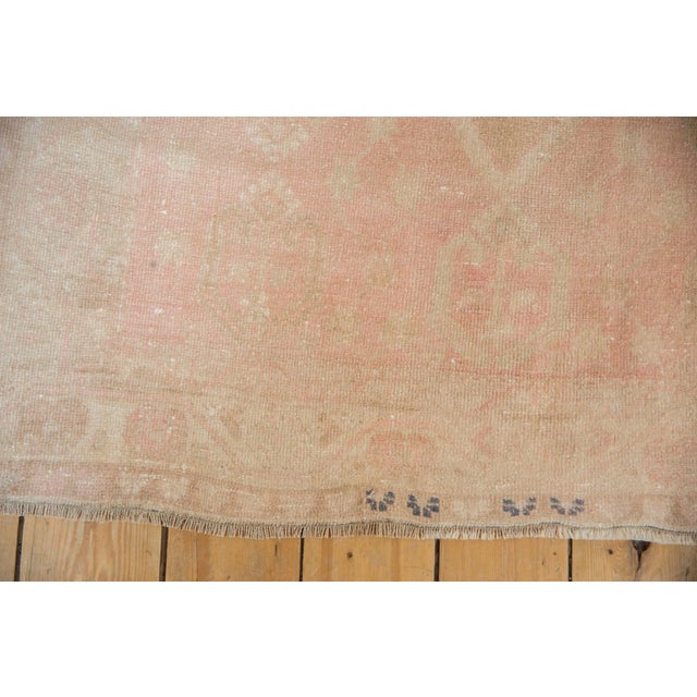 Vintage Distressed Oushak Rug Runner - 3'10" X 8'2" For Sale - Image 4 of 11