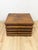 Wood Antique Hamilton Printing Cabinet, Four Drawer Dark Oak Wood Dresser Collectable For Sale - Image 7 of 9