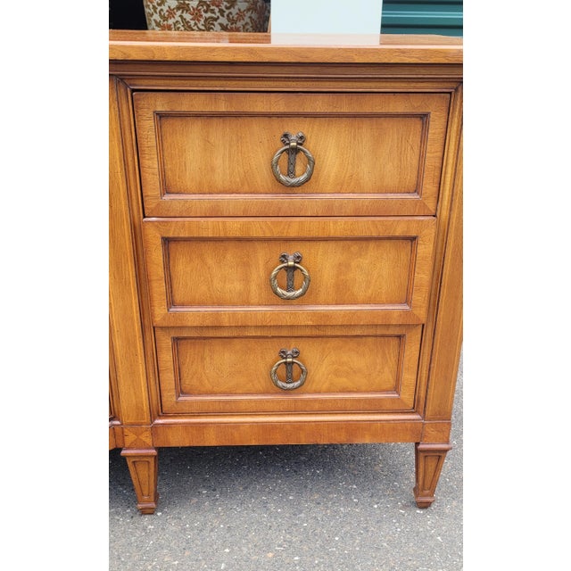 1950s Elegant Long Continental French Style Dresser For Sale - Image 10 of 18