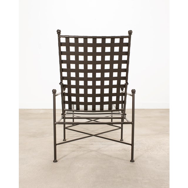 Set of Three Mario Papperzini Style Wrought Iron Chaise Longues For Sale - Image 18 of 18