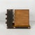 1930s Italian Art Deco Wooden and Metal Table Clock, 1930s For Sale - Image 5 of 15