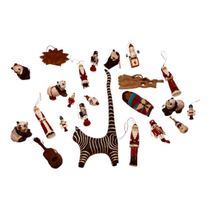 Vintage Collection of Holiday Christmas Ornaments & Decorations