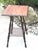 Victorian Antique, Dark Oak, Victorian-Style, Accent Table With Spool-Turned Legs and a Slatted Shelf, 1890’s For Sale - Image 3 of 12