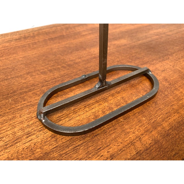 Mid-Century Danish Metal and Glass Candleholder, 1960s For Sale - Image 14 of 18