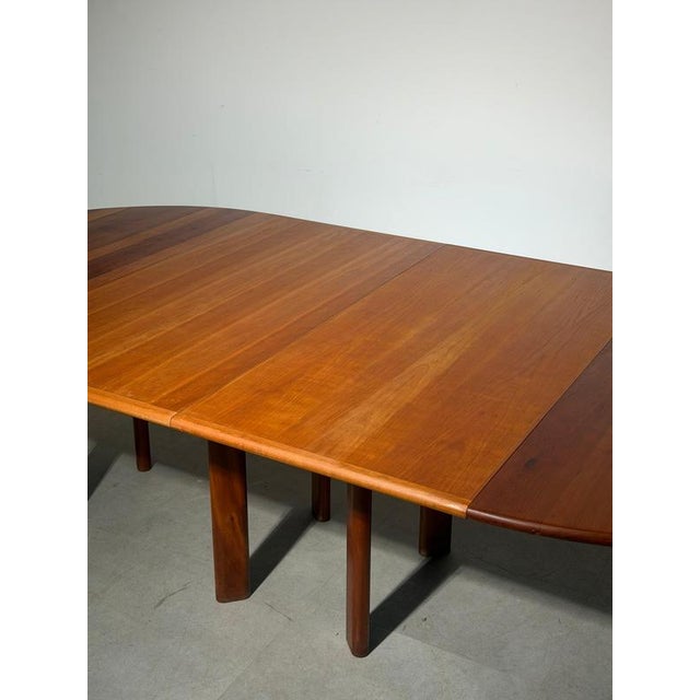Wood Extendable Dining Table from Hédem Team, Belgium, 1980s For Sale - Image 7 of 17