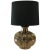 Mid-20th Century American Ceramic Lamp With Custom Brown Suede Shade For Sale - Image 10 of 10