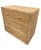 Vintage Palm Beach Style Woven Wicker & Pencil Reed 3-Drawer Chest For Sale - Image 4 of 12