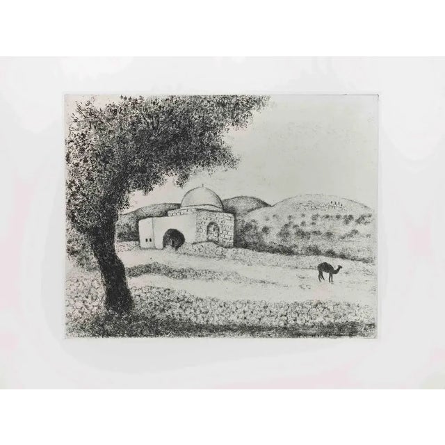 Etching on Montval wove paper, realized by Marc Chagall in 1931-39 and published by Tériade in 1956. Belongs to the series...