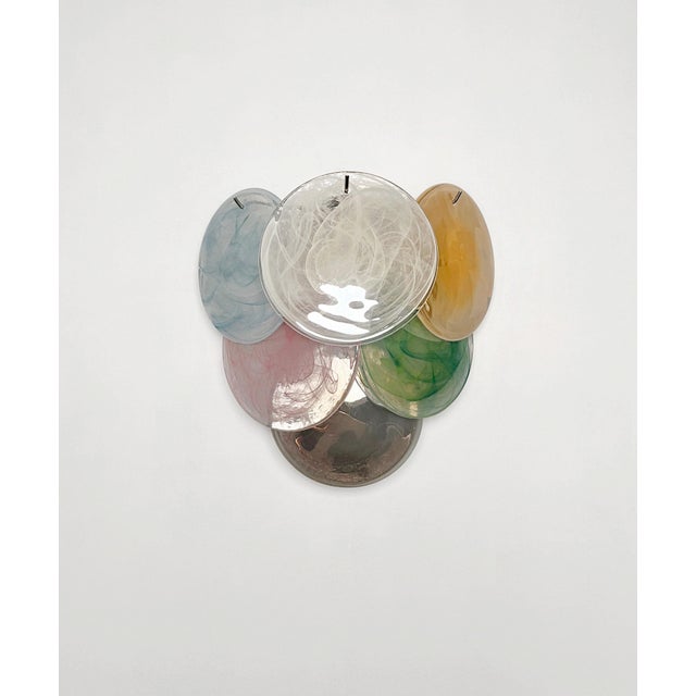 Alabaster Glass Wall Sconces, 1990s, Set of 2 For Sale - Image 16 of 16