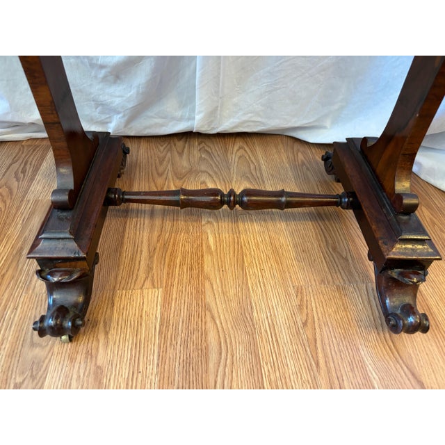 19th Century English Regency Game Table / Console Form For Sale - Image 10 of 12