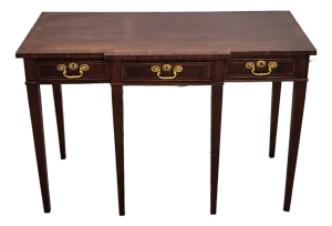 Antique Late 19th Century Sheraton Mahagony Console Table