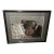 Vintage 1980s Framed Kathleen Cook Pastel of Cat on Sofa For Sale