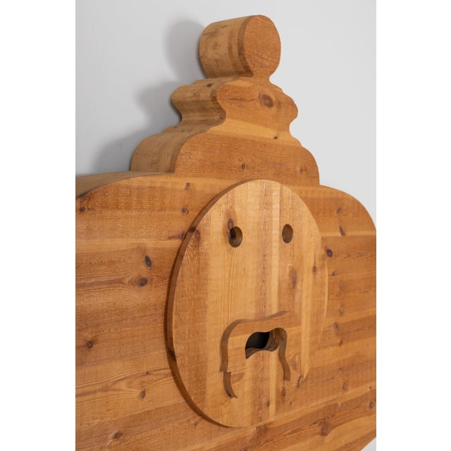 La Bocca Della Verità Bed by Mario Ceroli for Poltronova, Italy, 1972 For Sale - Image 18 of 18