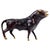 Mid-Century Austrian Patinated Bronze Bull Sculpture attributed to Walter Bosse, 1950s For Sale - Image 11 of 11