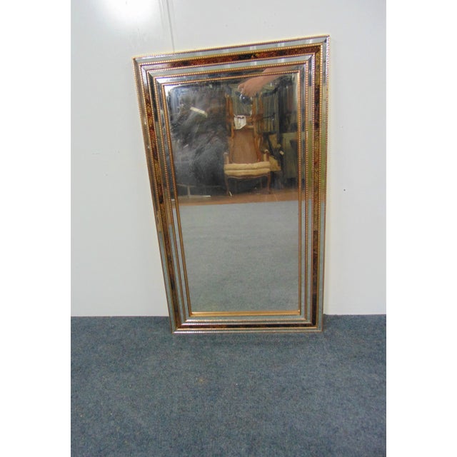 Italian Gilt Stacked Mirror Framed Mirror For Sale In Philadelphia - Image 6 of 6