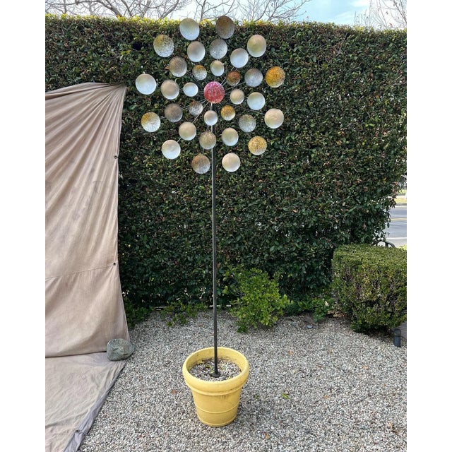Mid-Century Modern Mid-Century Whirligig Spinning Garden Ornament For Sale - Image 3 of 10