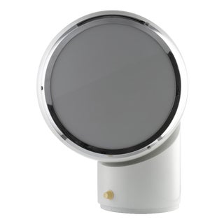 Zeus Table Lamp in White with Swiveling Lampshade by Cini Boeri for Gavina, Italy, 1970s For Sale