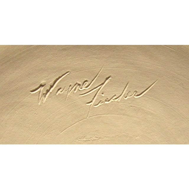 Large and Rare Porcelain Lidded Vessel / Pot Signed Wayne Fischer Circa 1980s For Sale - Image 17 of 17