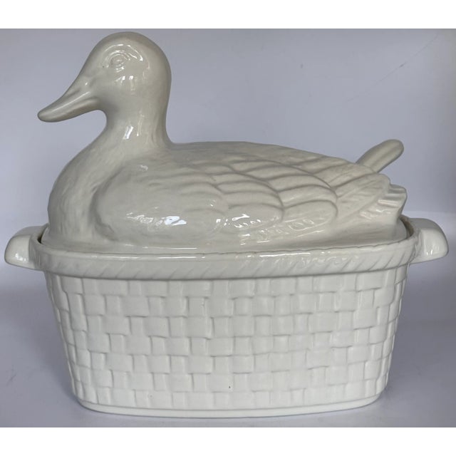 MOS261980's Americana Whittier Potteries, California, Duck Motif Soup Tureen For Sale In Seattle - Image 6 of 16