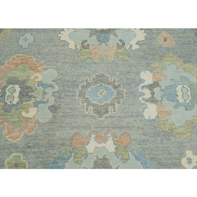 Turkish Oushak Rug 9'3" x 12'3" #18120 For Sale In Houston - Image 6 of 8
