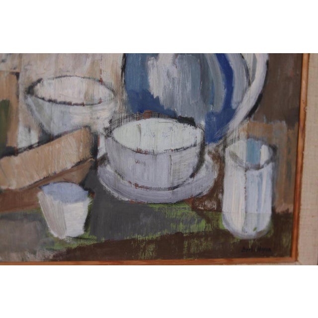 Bertil Ågren, Still Life, 1960s, Oil on Panel, Framed For Sale - Image 13 of 18