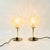 Helena Tynell 1 of 2 Mid-Century Bubble Glass & Brass Table Lamp by Helena Tynell, Germany, 1960s For Sale - Image 4 of 10