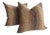 "Antelope" by Lee Industries Chenille Pillows - a Pair For Sale