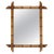 French Style Decorative Faux Bamboo Wall Mirror For Sale - Image 12 of 12