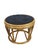 Mid-Century Modern Pair of 1970s Vintage Rattan and Bamboo Round Ottoman Footstools For Sale - Image 3 of 18