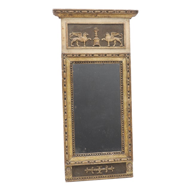 Antique Gustavian Falun Mirror, 1800 For Sale