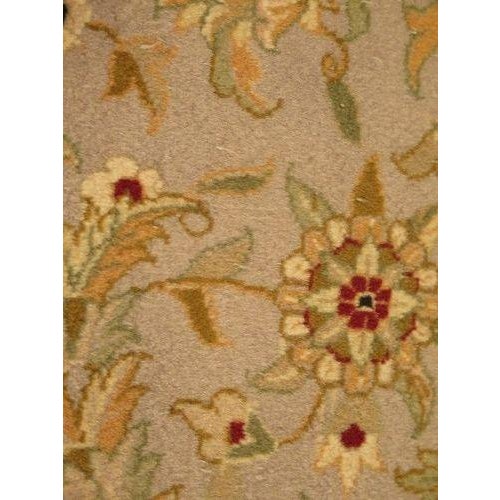 White High Quality 100% Wool Approx 3 X 5 9 Throw Area Rug For Sale - Image 8 of 9