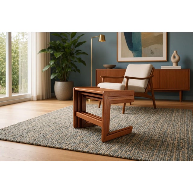 Nesting Tables from Salin Nyborg, Danemark, 1960s, Set of 3 For Sale - Image 12 of 13