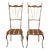 1950s Vintage Chiavari Style Chairs- a Pair For Sale