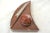 Red Fossil Stone Wedge with Sphere For Sale - Image 4 of 6