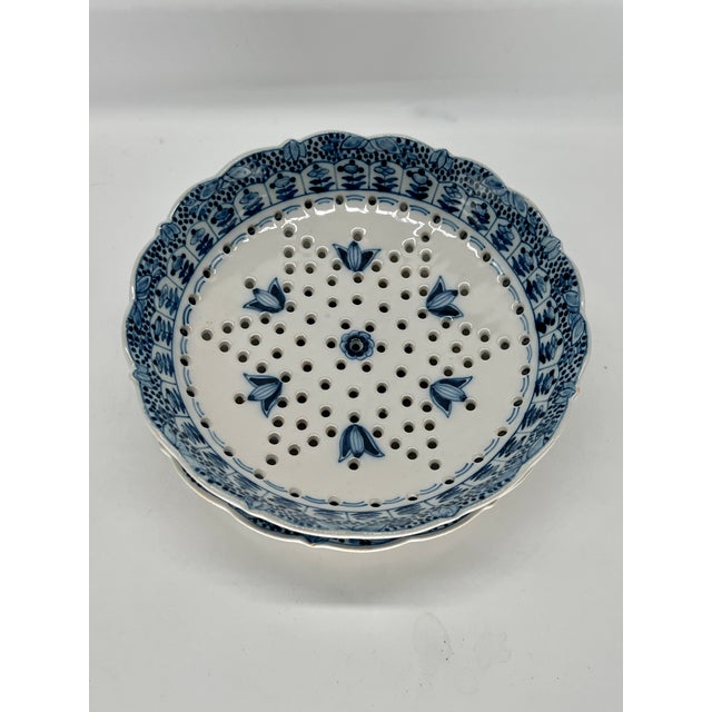工芸品 Makkum Delft PERFECT tinglazed blue & white Makkum Tichelaar delft plate