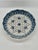 English Antique Royal Tichelaar Makkum Delft Faience Fruit Strainer Blue & White 2Pc. For Sale - Image 3 of 7