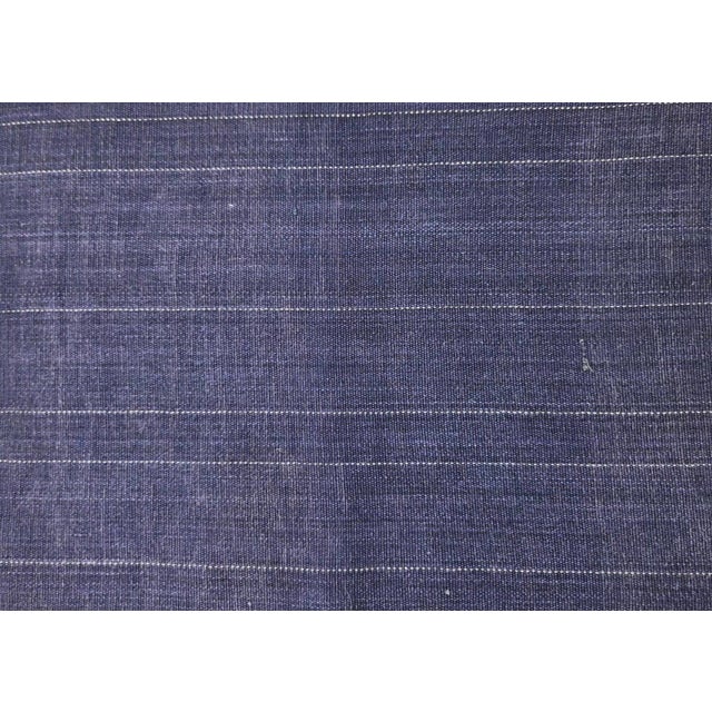 Textile 1970s Dansk Ritva Puotila Indigo Cotton Placemats, Set of 6 For Sale - Image 7 of 7