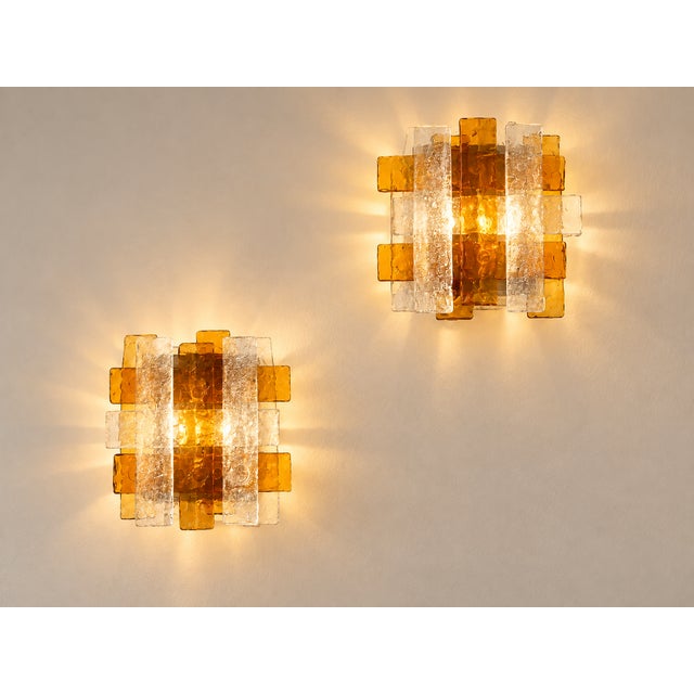 1970s Vintage Wall Lamps by Albano Poli for Poliarte, 1970s, Set of 2 For Sale - Image 5 of 5