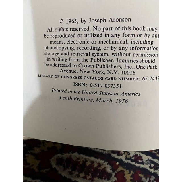 The Encyclopedia of Furniture Joseph Aronson 1965 Chairish