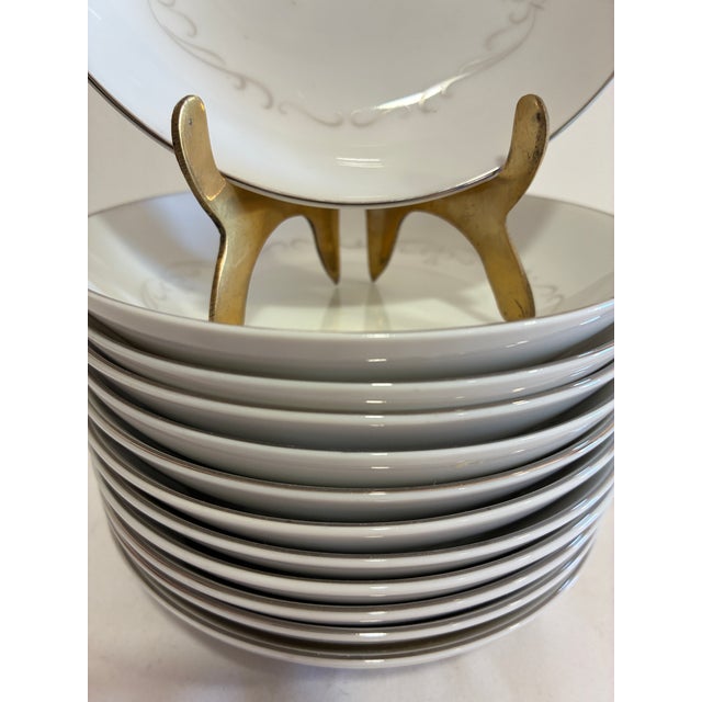 Vintage Kimberly Fine China "Trianon" Bowls, Set of 12 For Sale - Image 12 of 13