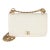 White Quilted Calfskin Pearl CC Wallet On Chain For Sale