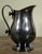 Traditional Vintage Plata Lappas Argentinian Silver Plate Water Pitcher W/ Leather Handle For Sale - Image 3 of 9
