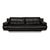 Black 6500 Leather Three-Seater Couch with Function by Rolf Benz For Sale - Image 12 of 12